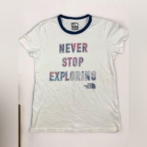“The North Face” Girls “Never Stop exploring”T-shirt